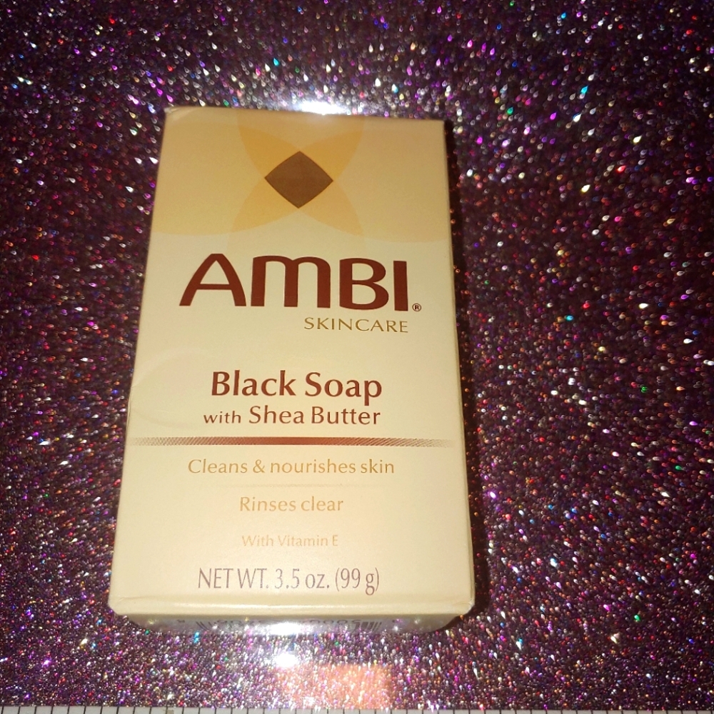 $4 AMBI Black Soap Bar with Shea Butter